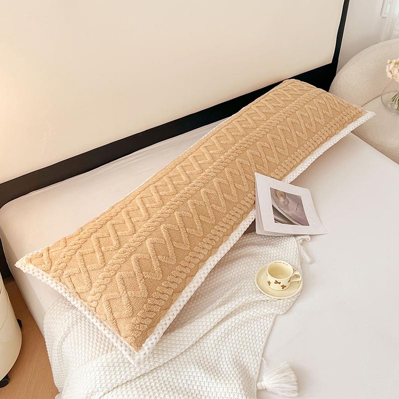 120/150/180cm Long Plush Pillowcase Soft Warm Velvet Bedding Body Pillow Cover Home Decor Large Couple Flannel Pillow Case (no Core)