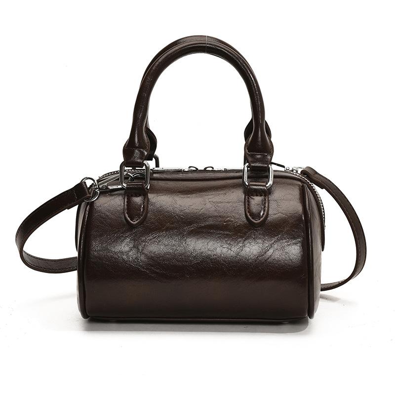 

Ручная женская сумка Новая нишевая одноплечевая диагональная сумка Ankola красная сумка-подушка темно-коричневого