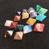 Crystal Healing Chakra Pyramid Stone Set Featuring Unique Natural Quartz Crystals For Spiritual Growth