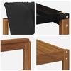 Outdoor Sofa Set with Cushions 7 pcs Natural and Black