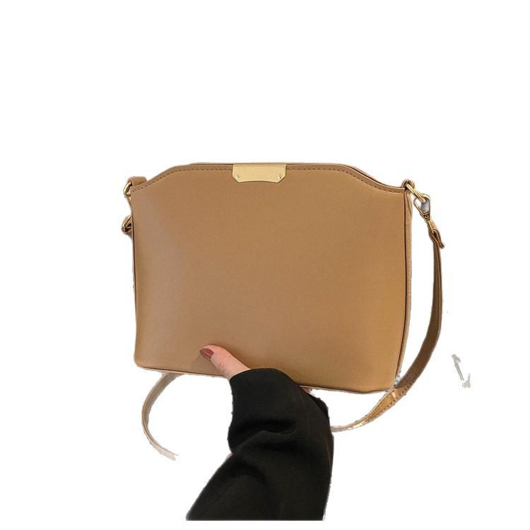 Atmosferyczna Minimalistyczna Damska Modna Torebka: 2025 Modna Wszechstronna Torba na Ramię i Przez Ramię w Jednolitym Kolorze