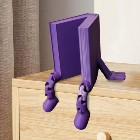 Articulated Book Ornament 3D Printed Desk Buddy Book Flexible Book Ornament
