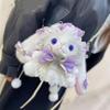 Light Luxury Super Cute Rabbit Plush Doll Crossbody Bag, High-value Cartoon Backpack, Ideal Birthday Gift