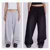 VIONA Baggy Wide Leg Sweatpants Oversized Elastic Waist Fleece Athletic Pants Fashion Joggers Streetwear