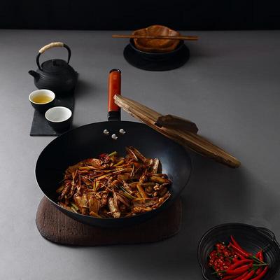 Baizao Handgeschmiedeter Gusseisen-Wok