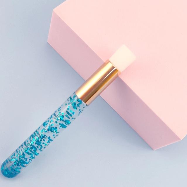 

Мягкая щетка для чистки наращивания ресниц, ручка с хрустальными бусинами, кисть для удаления черных точек в носу, инструмент для макияжа, кисти для макияжа