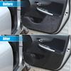 X AUTOHAUX Door Kick Scratch Carbon Fiber Compatible with Volvo XC40 2022 1 Set Guards, Prevention, Pattern, 2023,