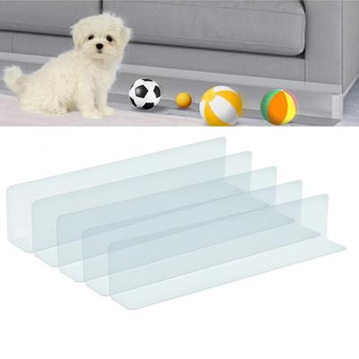 5 Stück Acryl-Sofa-Stoßstangen mit starkem Klebeband, transparente Unterbett-Stoßstangen, verhindern, dass Dinge unter die Möbel gelangen, für harte Oberflächen