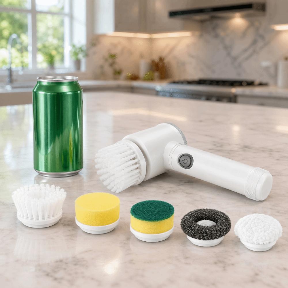 5-in-1 Electric Cleaning Brush IPX6 Waterproof Wireless Electric Shoe Polisher Multifunctional Rechargeable