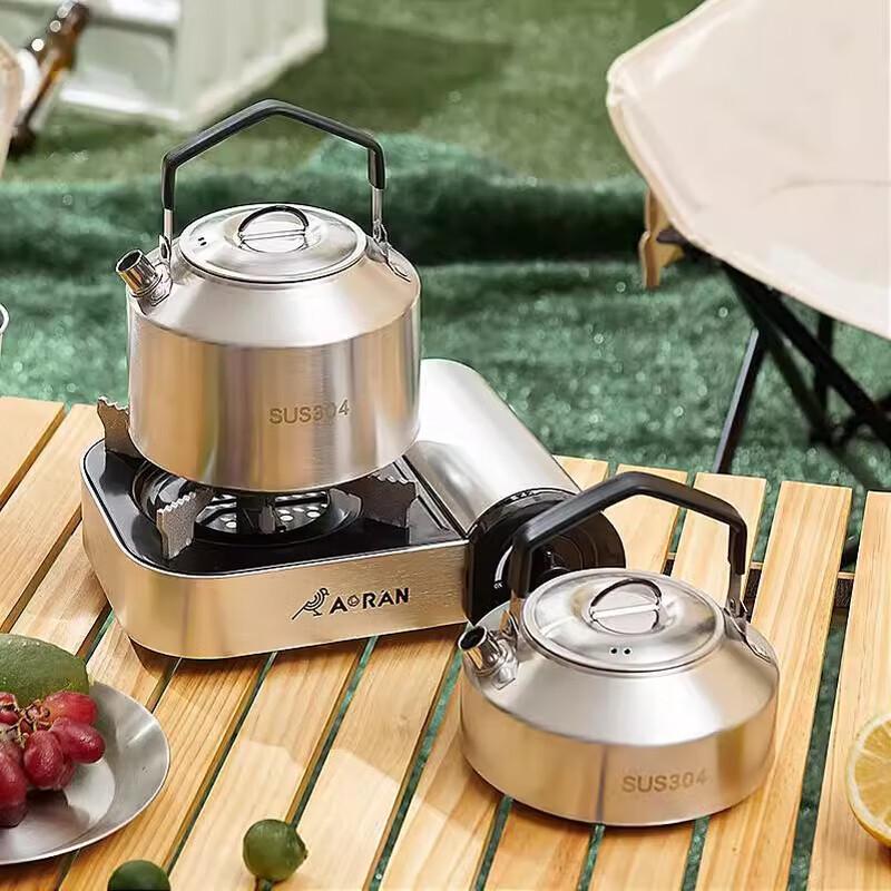 Hui Ling Yang 1L Stainless Steel Outdoor Teapot Kettle 1000ml