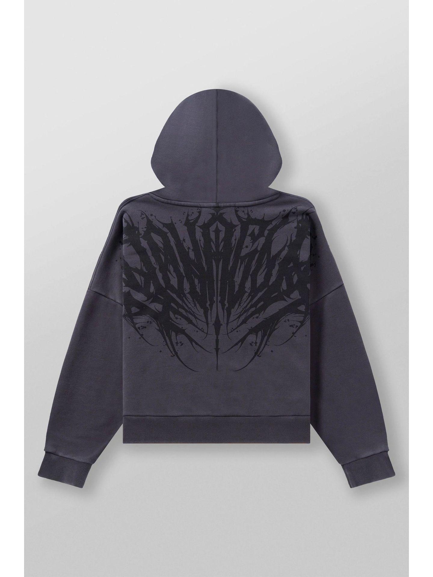 

Стильний спортивний худі YoungLA для фітнесу та повсякденного носіння Large фіолетовий