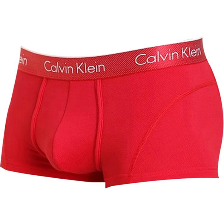 Calvin Klein Lettered Low-Rise Boxer Briefs Men underwear NB1005601 L