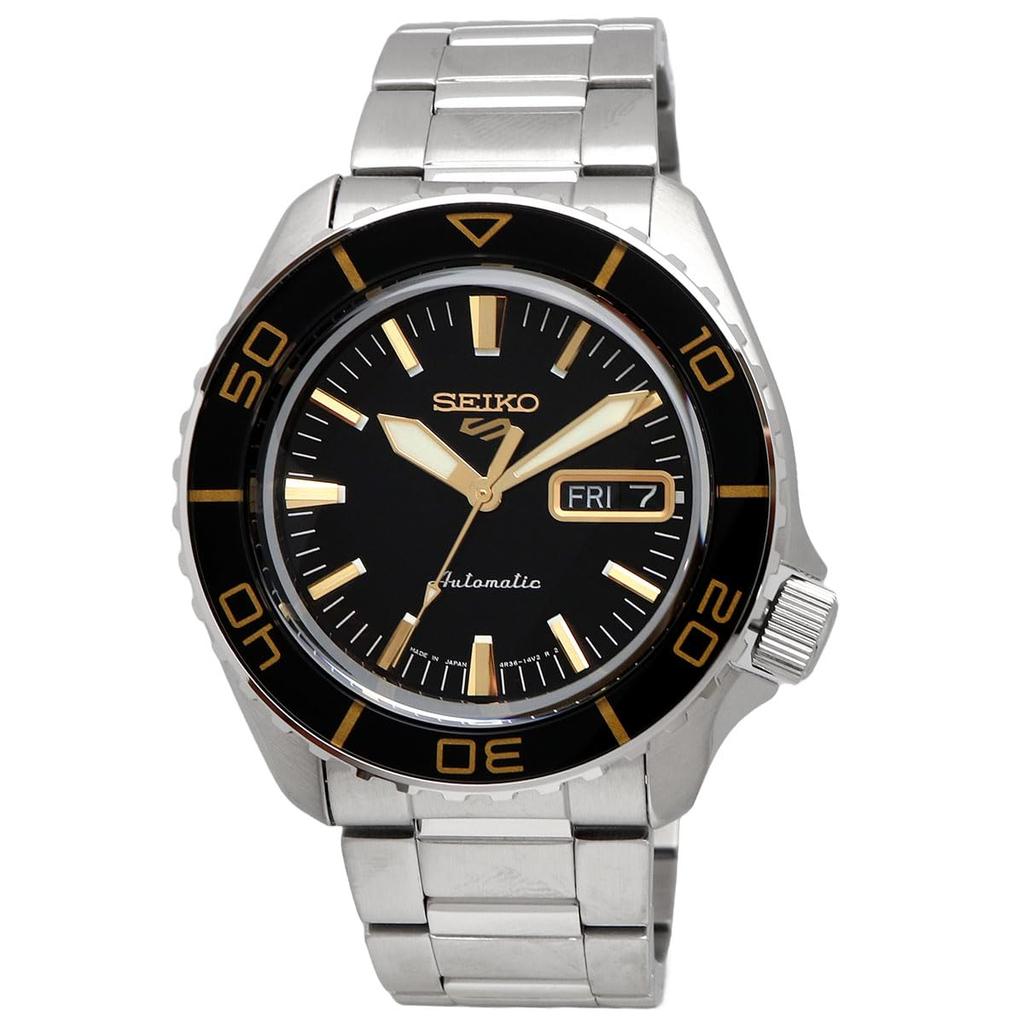 SEIKO 5 SPORTS SKX Series Automatic Watch Made In Japan SRPK99 Silver Black Dial Overseas Model [Seiko] Men's