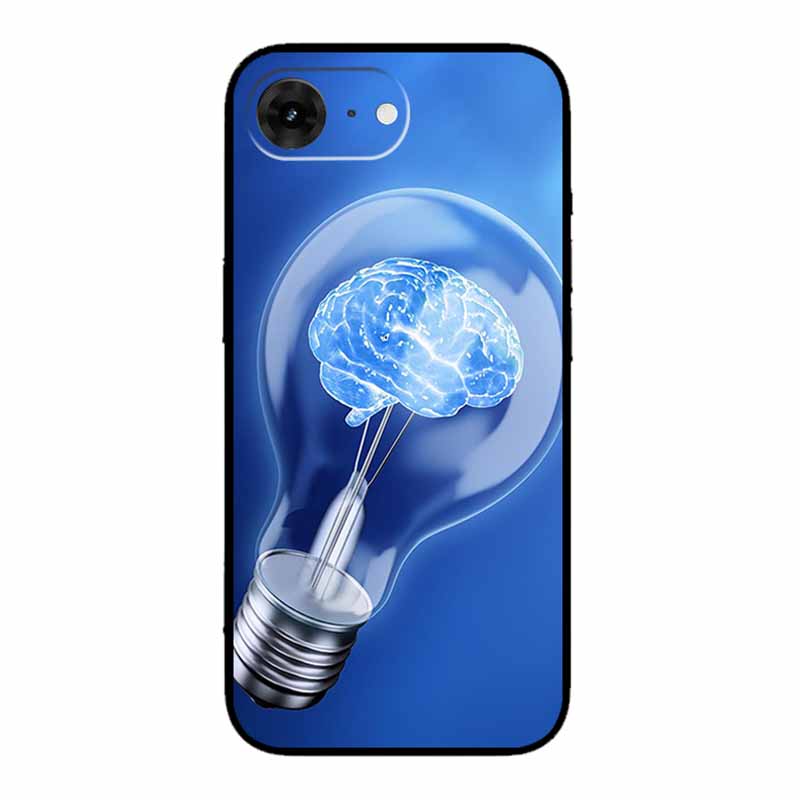 

For iPhone 16e 2025 Case 6.1 Fashion Flower Black Silicone TPU Soft Back Cover For iPhone 16e Phone Case 16 e Protective Shell iphone 16E 2025