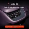 Avatr 06 Air Vent Decorative Car Sticker