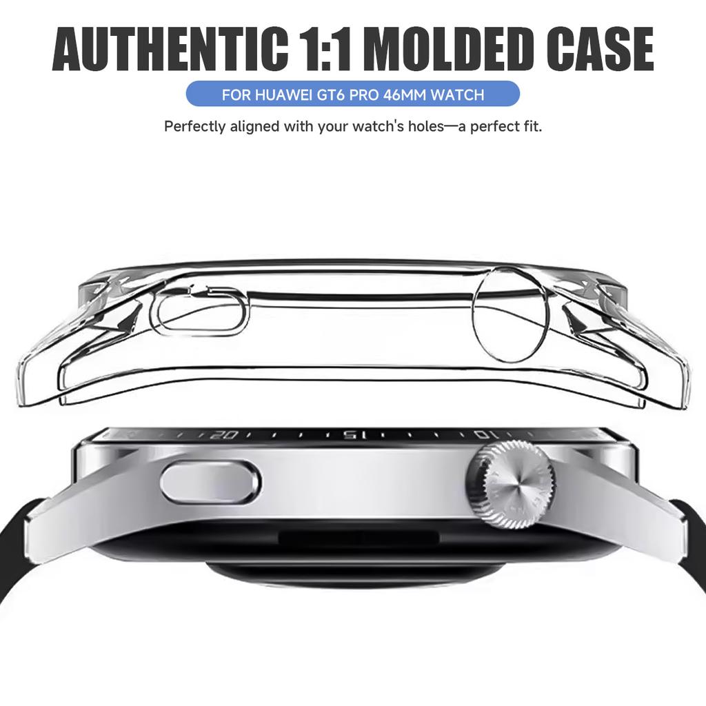 Hard PC Protective Case Cover for Huawei GT6 Pro 46MM Cases Frame for GT6 Pro Hollow Shockproof Protector Shell Accessories