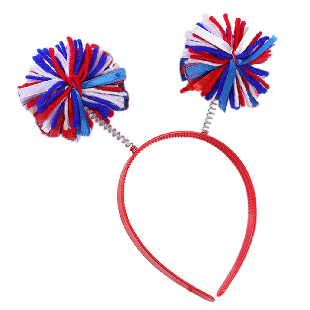 Cute Hairband with Colorful Pompoms Perfect for Parties Stage Performences Eye-catching Party Headband Birthday HeadWear