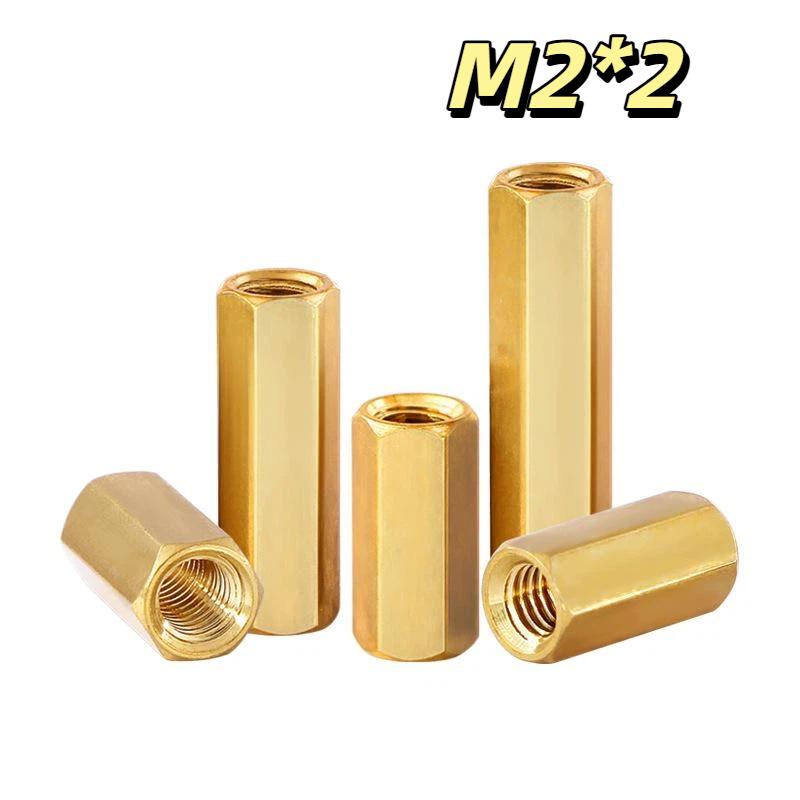 Metal Hexagonal Female Thread Standoffs 50Pcs Rustproof M2-M6 Screw Spacers for PCB Electronic Circuit Board Assembly