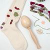 A25F-Darning Mushroom Sewing Tool Wooden Darning Egg & Needle Set Repairing Socks, Hats, Sweaters