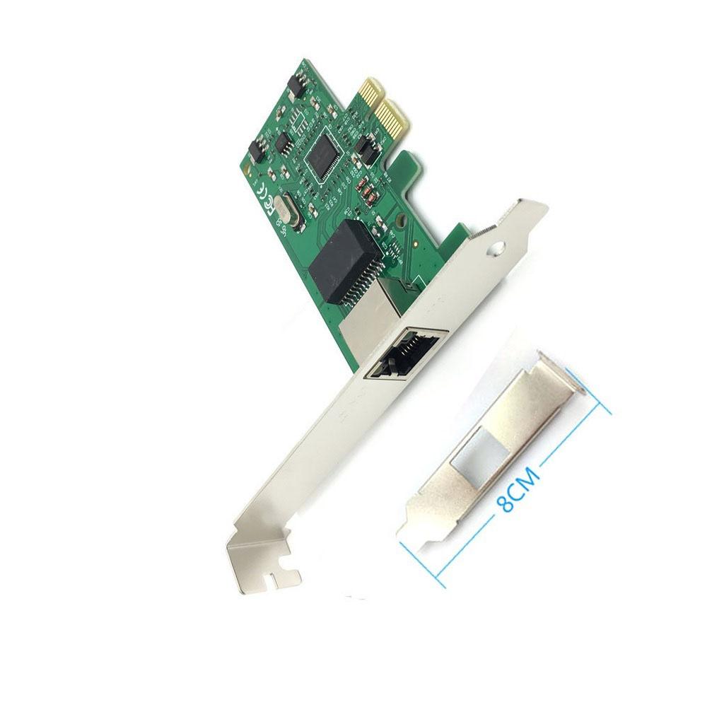 

PCI Express Network Card PCI-E With Low Baffle 10/100/1000M RJ-45 Ethernet Port