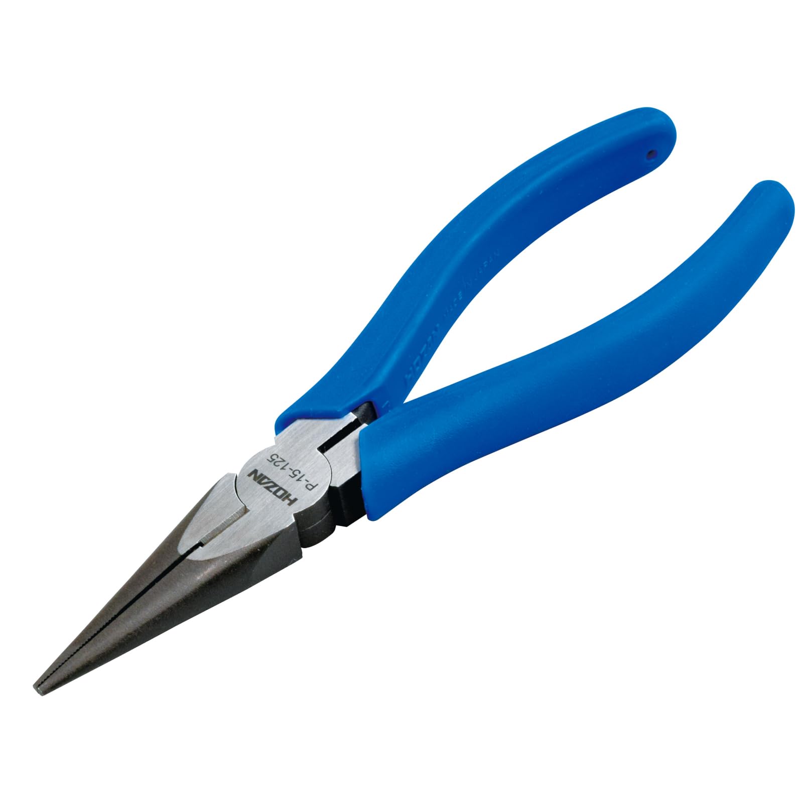 

HOZAN P-15-125 Long Nose Pliers, Compact General-Purpose Pliers with Non-Slip Knurling, 150mm Long