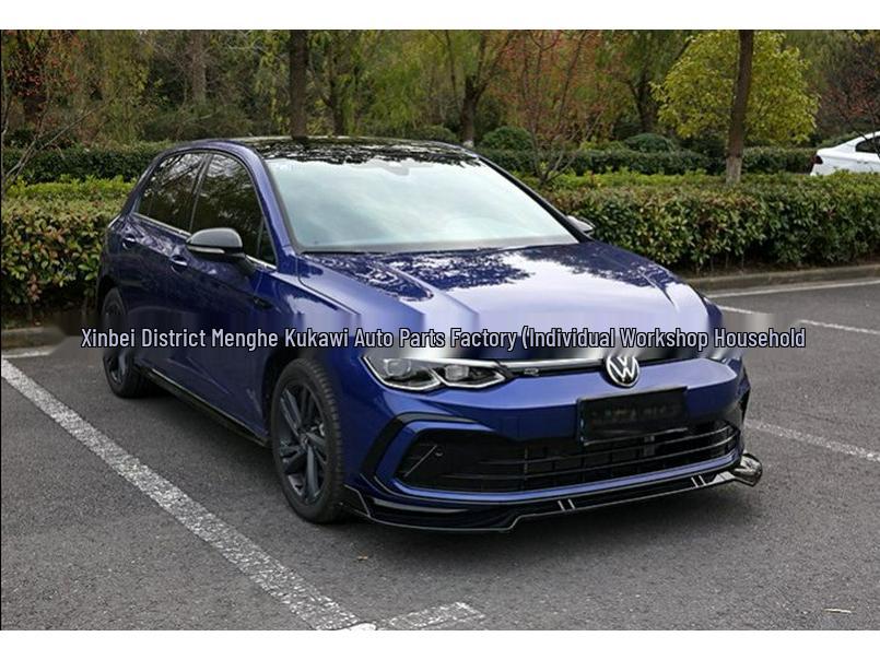 Volkswagen Golf Mk8 Front Splitter Kit - 21 Models, 3-Piece Design