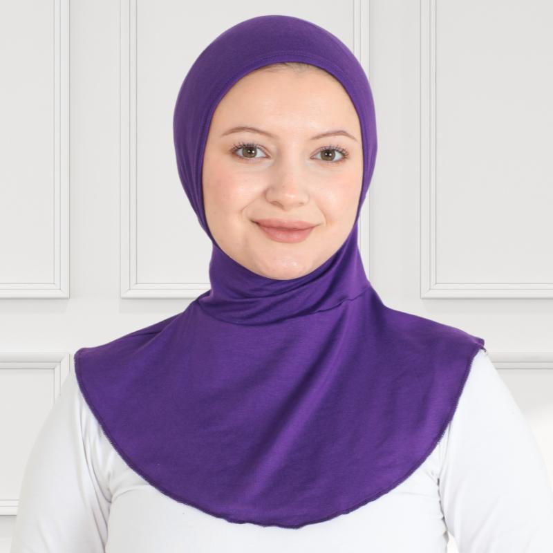Sport Hijab For Women, Muslim Head Scarf, Flexible Turban Girls, Chic Islamic Wear For Gym, Neck Collar Bonnet Viscose