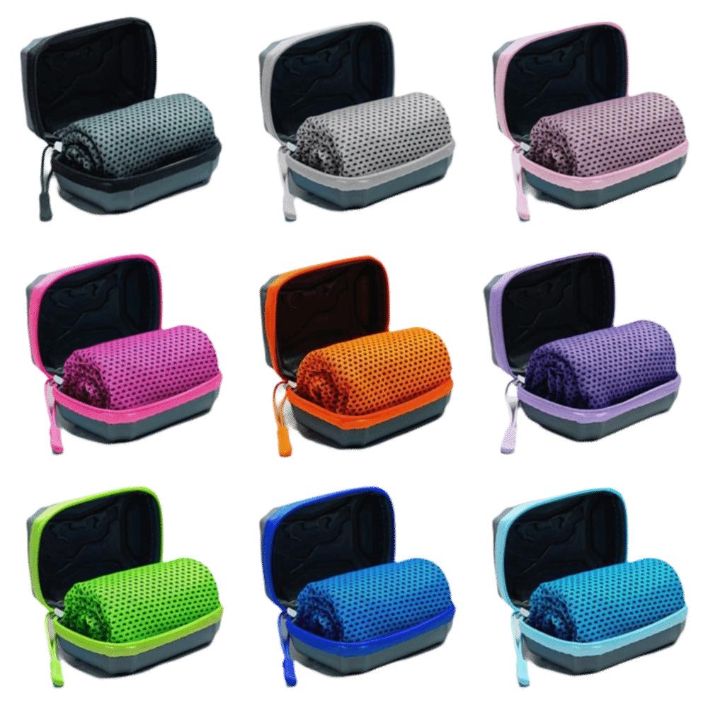 Microfiber Quick Dry Towel EVA Case Ice Towel Portable Sports Towel  Summer