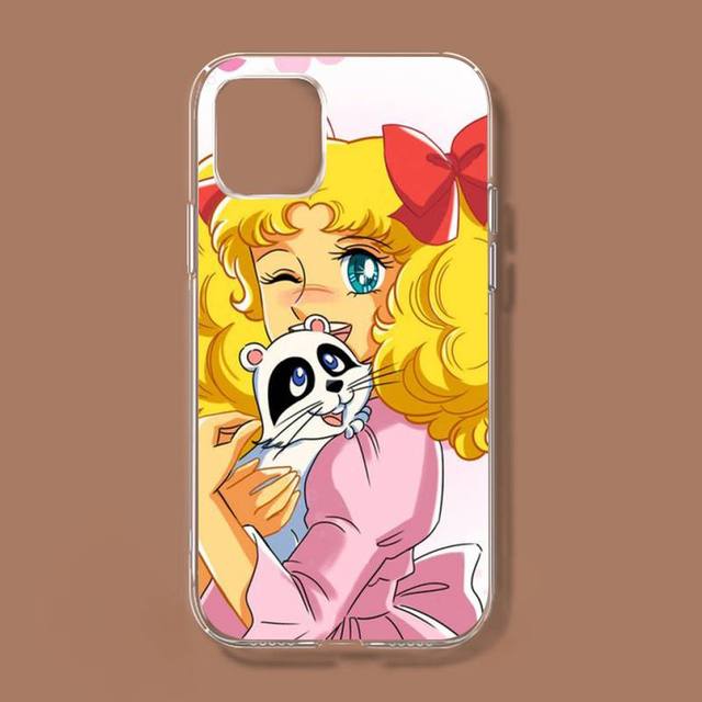Anime Manga Candy Phone Case For Iphone 8 7 6s Plus X 5s Se 2020 Xr 11 12 Mini Pro Xs Max