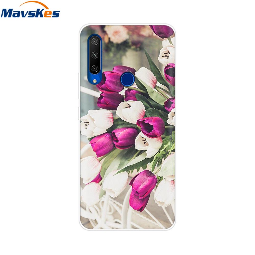 Painted Case For Alcatel 1S 2020 5028Y 5028D Case TPU Soft Silicone Cover Funda For Alcatel 1S 2020 Case Cover Etui Bumper Coque