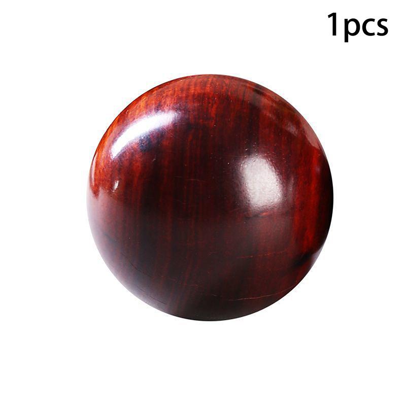 Rosewood Baoding Balls  Chinese Hand Exercise Massage Stress Balls Antique Wooden Health Therapy For Rehabilitation Desk 1pcs