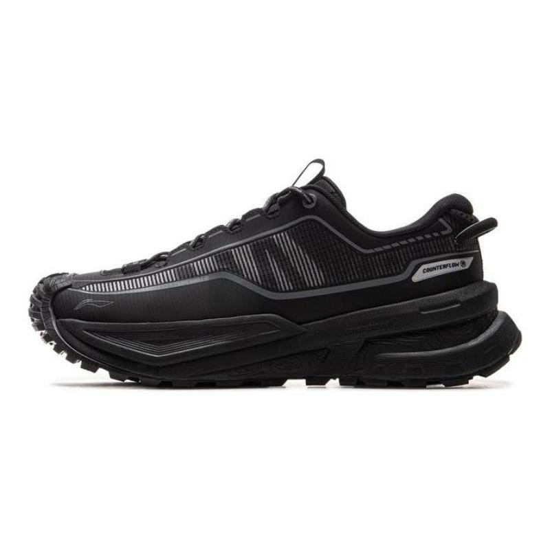 Li-Ning CF Shuo Xingchuan Unisex Low Top Hiking Shoes Black Comfortable Versatile AHTV047-17 40