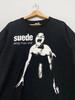 Vtg Suede Band Dog Man Star Album Rock Black Unisex T Shirt S-5XL KH14987