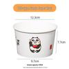 ZISIZ Thickened Disposable Rice Husk Bowl