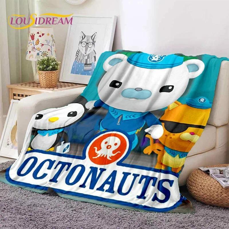 The Octonauts Barnacles Cute Cartoon Soft Blankets,Keep Warm Flannel Throw Blanket for Picnic Beds Sofa Home Custom blankets