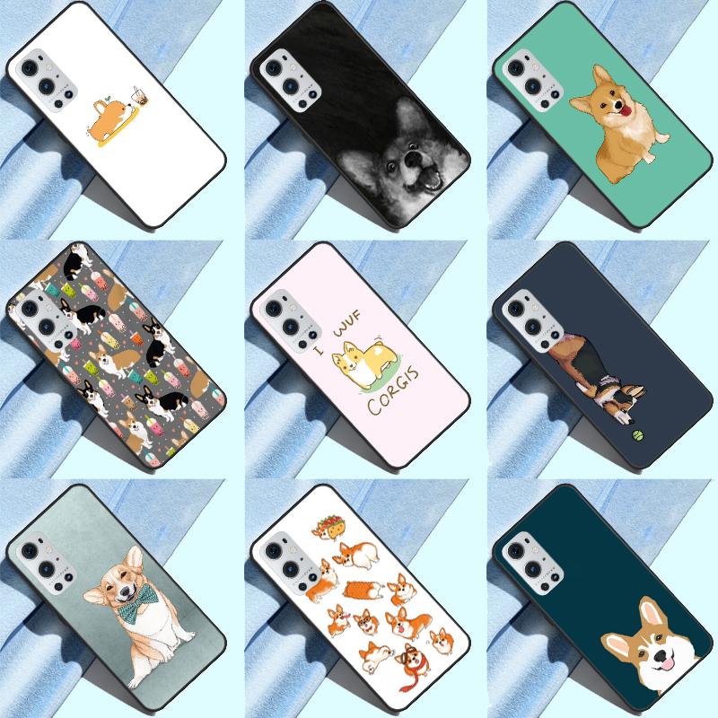 Corgi and Bubble Tea Funda For OnePlus 10T 8T 9RT 12 13 13R 11 9 10 Pro OnePlus Nord 4 CE 2 3 Lite N20 N30 Case