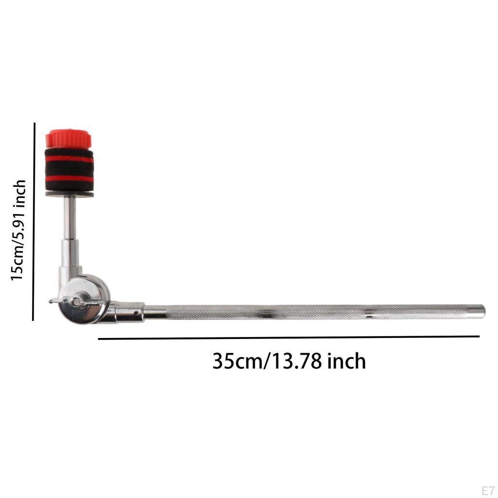 Cymbal Extension Stand Rotating Rack Sturdy Multipurpose Rolling Rod Arm Attachment Beginners