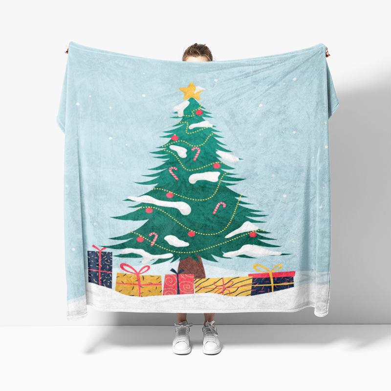 Wohndekoration Plüsch Überwurf Sofadecke Tagesdecke Bett flauschig weiche Decken Dekor Plaid Modern Halloween Frohe Weihnachten Winter