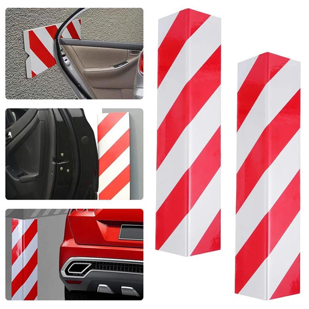 1/2 Pcs Car Door Bumper Protection Exterior Anti Scratch Adhesive Foam Warning Sign Parking Garage Protector