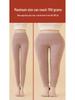 Women's High-Waist Lambswool Leggings - Plus Size, Extra Thick and Warm Winter Pants with Velvet Lining