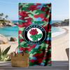 Blackburn Rovers Fußball Print Strandtuch, Großes Weiches Schnelltrocknendes Handtuch für Strand Camping Schwimmen