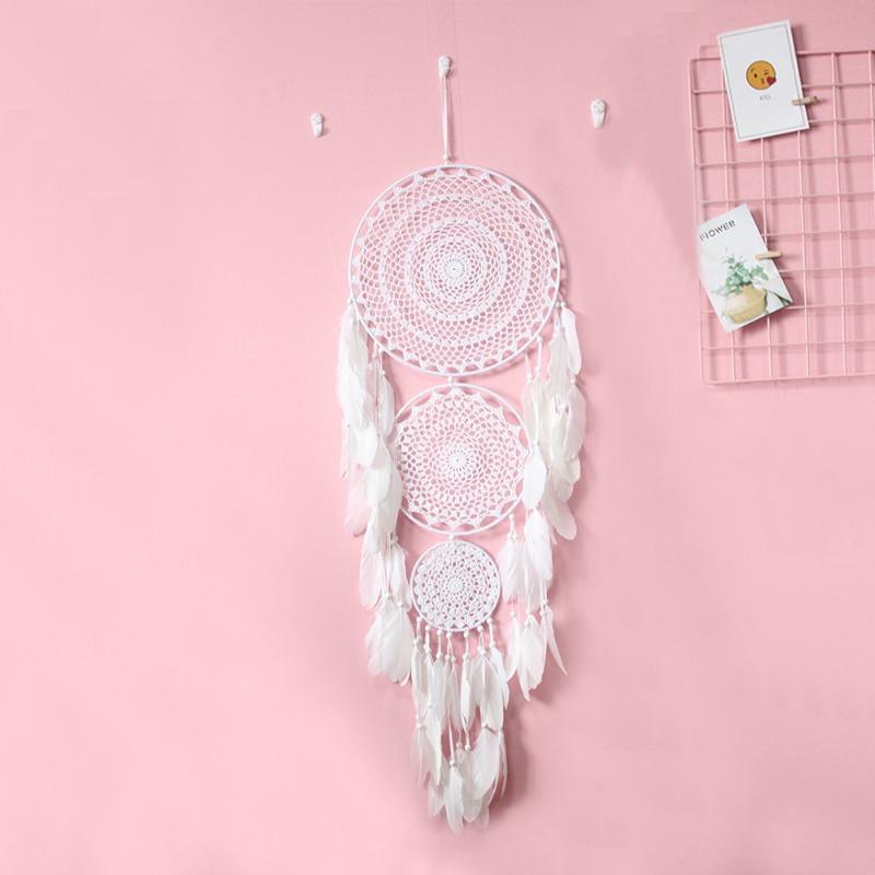 Concentric Circle Hook Flower Dreamcatcher Wedding Scene Decoration Dreamcatcher Hanging Decoration Homestay Hanging Decoration