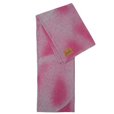 Shin’s Letters D.Muffler No.6 _ Pink Graphic Big Muffler