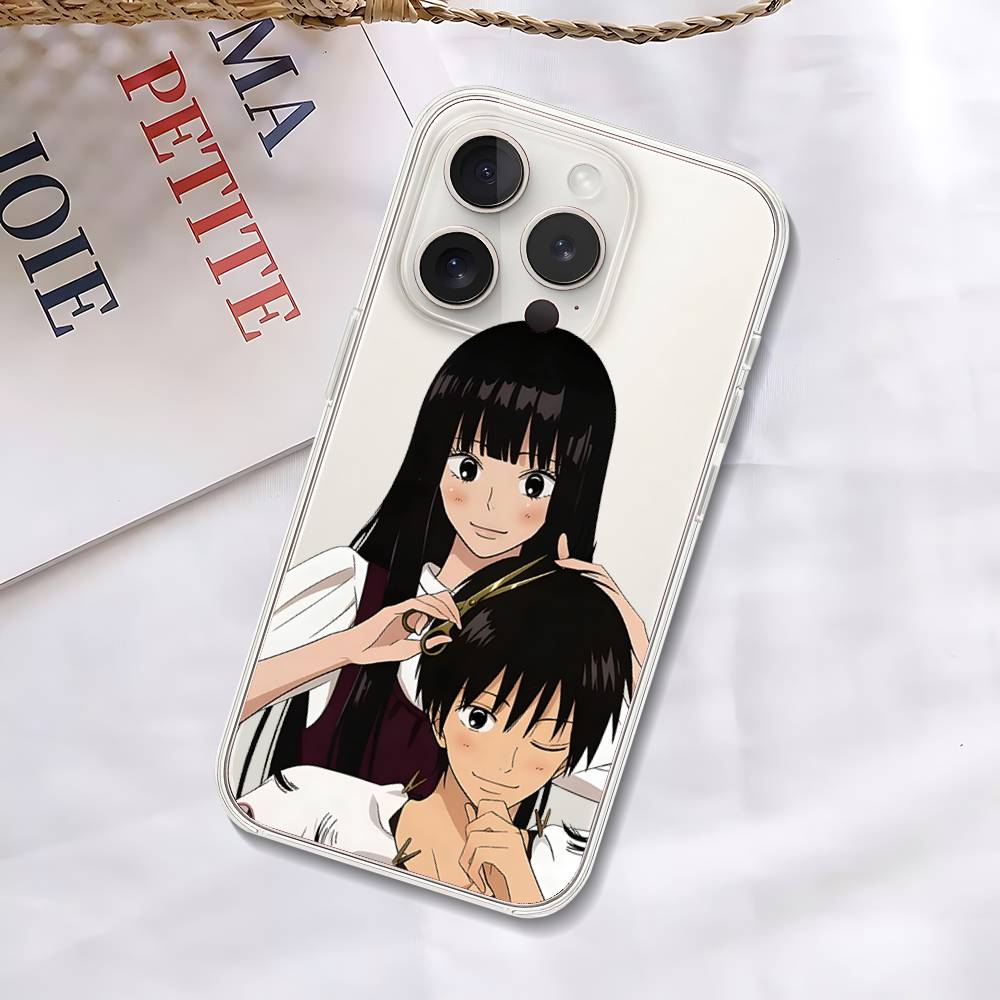 Cute K-Kimi Ni Todoke Phone Case Soft Transparent Case For IPhone 17 16 15 14 13 12 11 Pro Max Mini Plus Cover Case