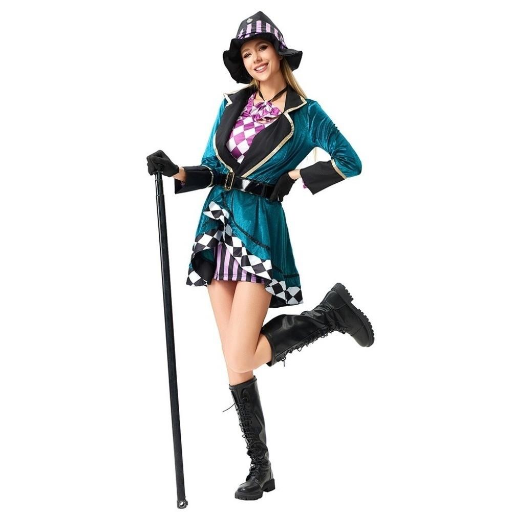 Fairy Tale Style Magician Cosplay Costume Fantasy Circus Performance Outfit Halloween