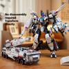 F5-A0017 Original Mecha Series Building Block Toy Set, Sci-Fi Mecha Rocket Transporter Model Assembly, Mecha Toy Gift For Boys