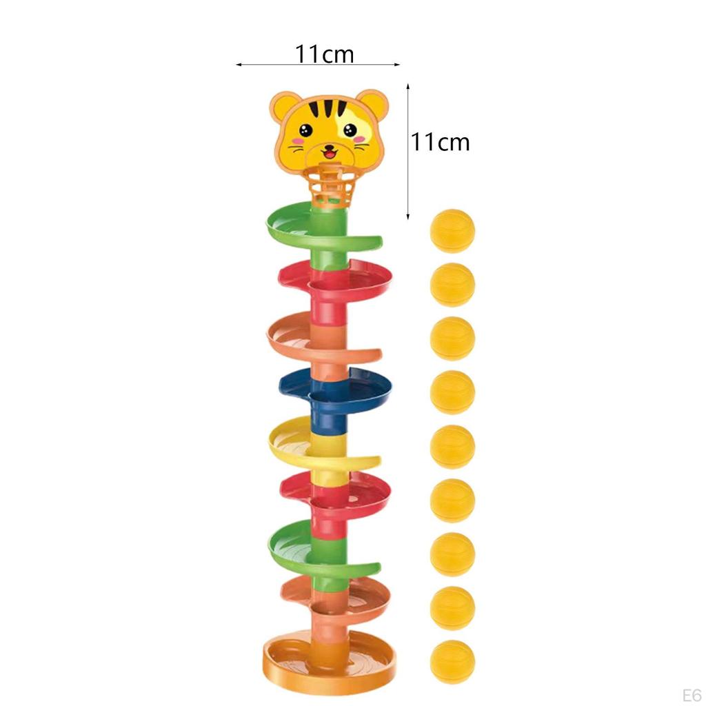 Ball Activity Toy Drop and Ramp Fine Motor Skills Fun Run Toys for Baby