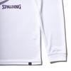 Spalding Volleyball Long Sleeve T-Shirt, Fast Fit, Size S (SMT22183V), White, Large