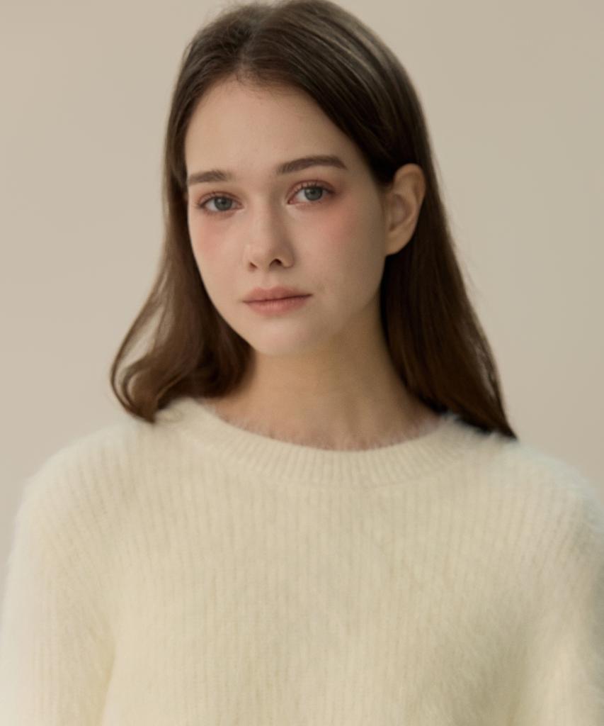 ELLIOTI Fur Crewneck Sweater_2Color