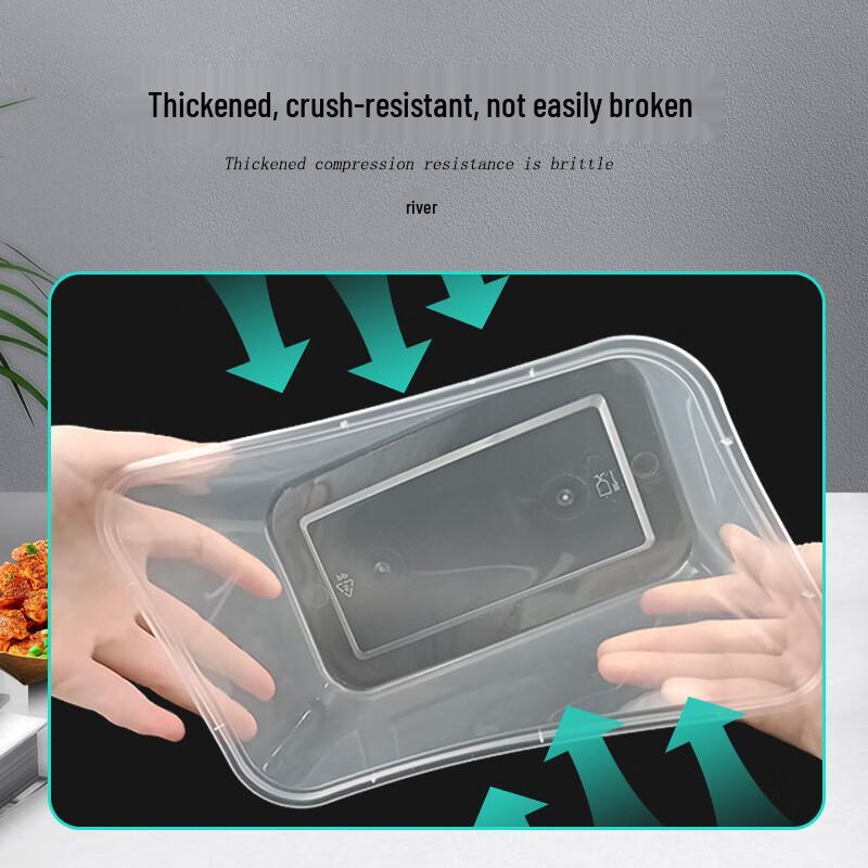 Jinmei Hewang 3000ml Disposable Plastic Rectangular Food Container